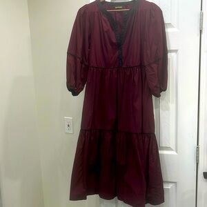Sugar lips Size XS Wine Maxi Dress